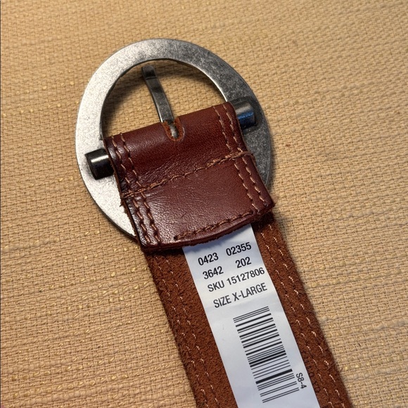 American Eagle Outfitters Brown Leather Belt Sz XL - Picture 4 of 7